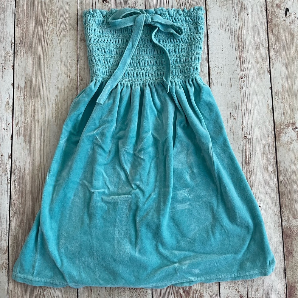 Juicy Couture Velour Babydoll Bow Tie Top Shirt
Y2k p xs 0 2